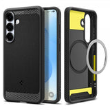 Spigen Samsung Galaxy S25 Plus Cover Rugged Armor MagFit Mat Sort
