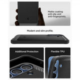 Spigen Samsung Galaxy S25 Plus Cover Rugged Armor MagFit Mat Sort