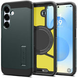 Spigen Samsung Galaxy S25 Plus Cover Tough Armor MagFit Abyss Green
