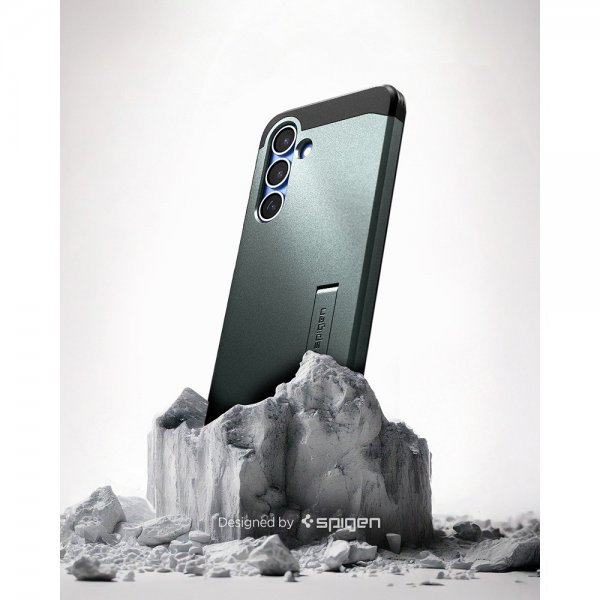 Spigen Samsung Galaxy S25 Plus Cover Tough Armor MagFit Abyss Green