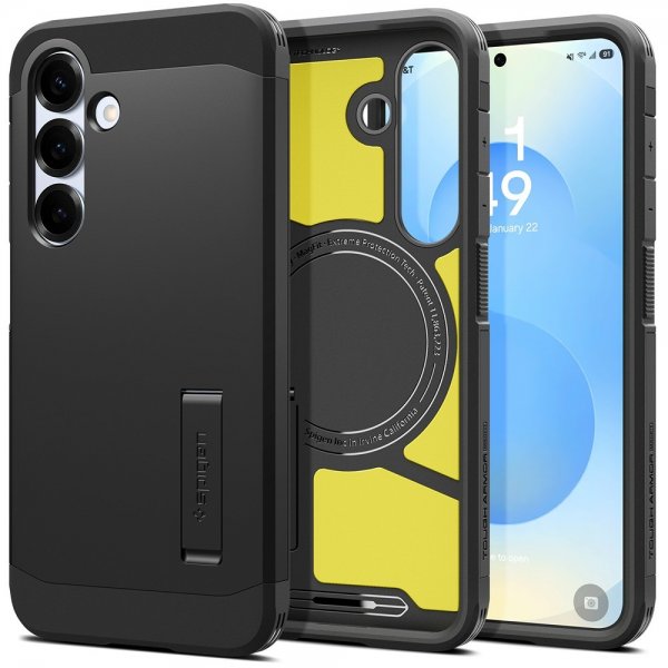Spigen Samsung Galaxy S25 Plus Cover Tough Armor MagFit Sort