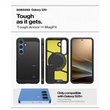 Spigen Samsung Galaxy S25 Plus Cover Tough Armor MagFit Sort