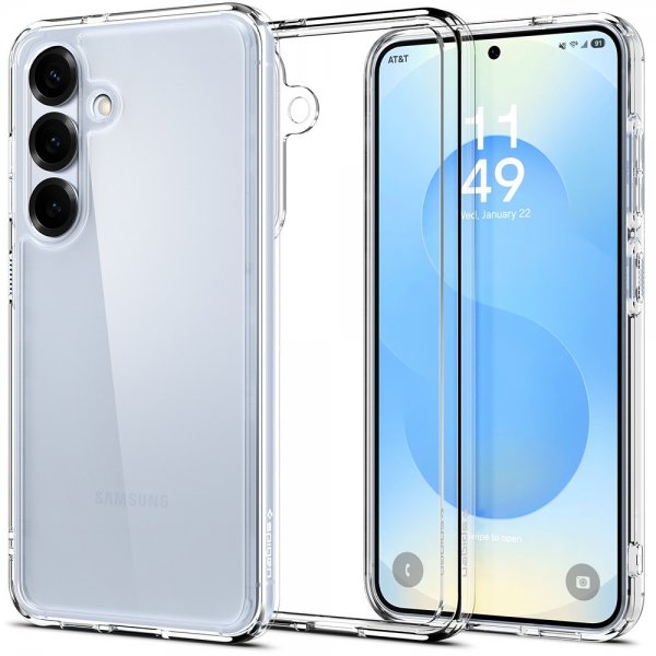 Spigen Samsung Galaxy S25 Plus Cover Ultra Hybrid Crystal Clear