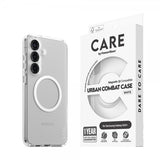 CARE by PanzerGlass Samsung Galaxy S25 Plus Cover Urban Combat MagSafe Hvid