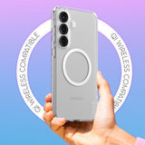 CARE by PanzerGlass Samsung Galaxy S25 Plus Cover Urban Combat MagSafe Hvid