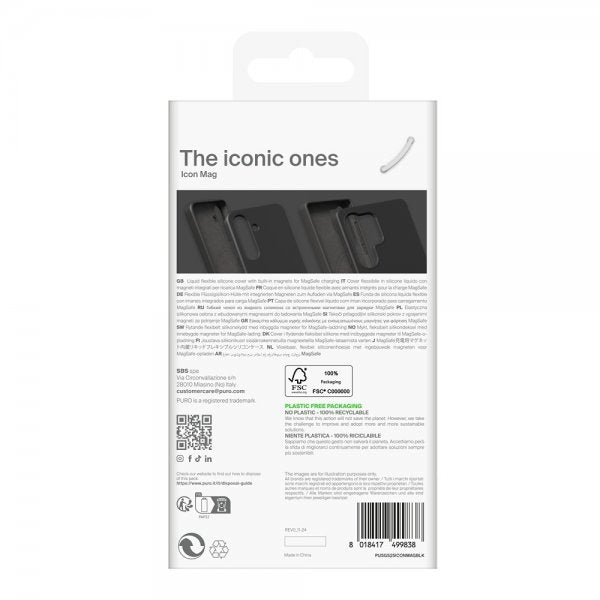 Puro Samsung Galaxy S25 Cover ICON Mag Sort