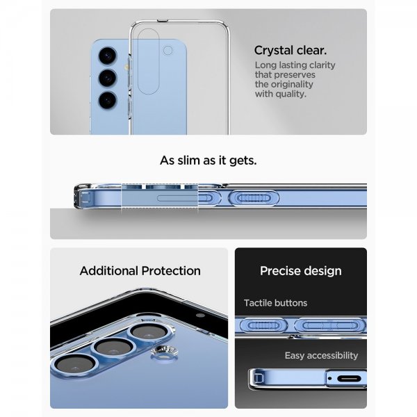 Spigen Samsung Galaxy S25 Cover Liquid Crystal Crystal Clear
