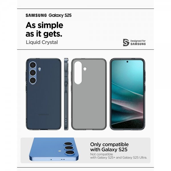 Spigen Samsung Galaxy S25 Cover Liquid Crystal Space Crystal