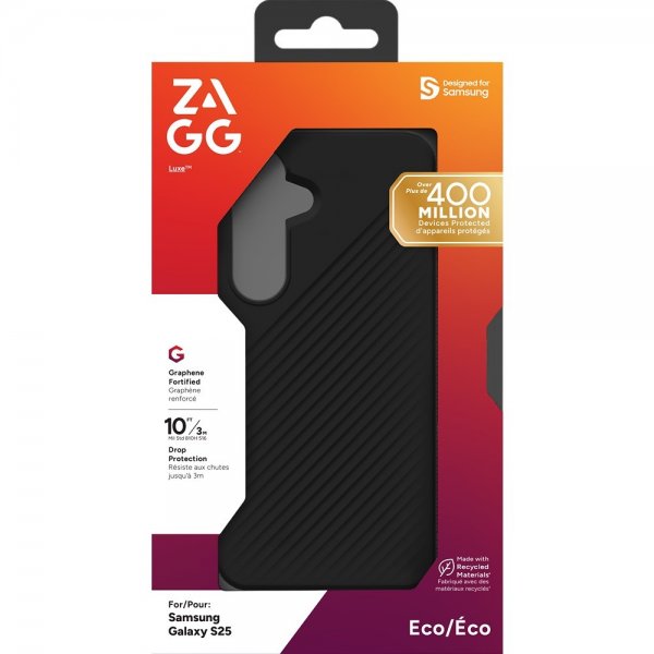 ZAGG Samsung Galaxy S25 Cover Luxe Sort