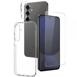 Northjo Samsung Galaxy S25 Cover med Skærmbeskyttelse og Kamerabeskyttelse 3-i-1