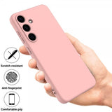 Samsung Galaxy S25 Cover med Strop Silikone Rosa