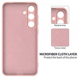 Samsung Galaxy S25 Cover med Strop Silikone Rosa