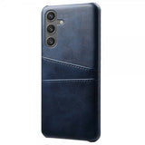 Samsung Galaxy S25 Cover med to Kortlommer Blå
