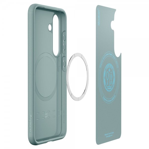Spigen Samsung Galaxy S25 Cover Parallax MagFit Sage Green