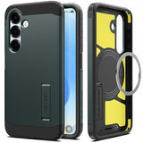Spigen Samsung Galaxy S25 Cover Tough Armor MagFit Abyss Green