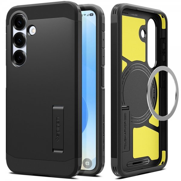 Spigen Samsung Galaxy S25 Cover Tough Armor MagFit Sort