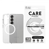 CARE by PanzerGlass Samsung Galaxy S25 Cover Urban Combat MagSafe Hvid