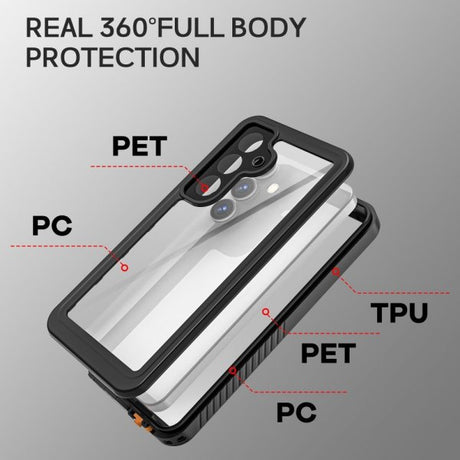 Redpepper Samsung Galaxy S25 Cover Vandtæt IP68 Sort