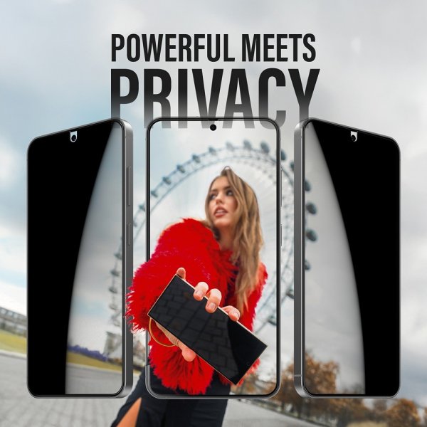 PanzerGlass Samsung Galaxy S24/Galaxy S25 Skærmbeskyttelse Ultra-Wide Fit Privacy EasyAligner