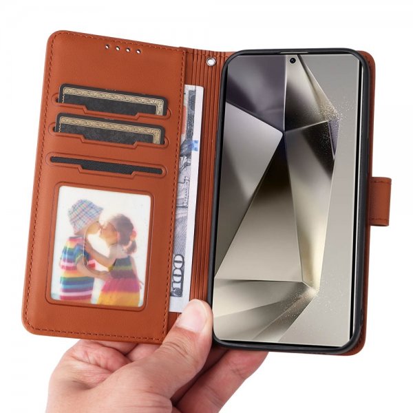 Betopnice Samsung Galaxy S25 Ultra Etui med Aftageligt Cover 005 Brun