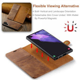 Dg.Ming Samsung Galaxy S25 Ultra Cover med Aftageligt Cover Brun