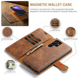 Dg.Ming Samsung Galaxy S25 Ultra Cover med Aftageligt Cover Brun