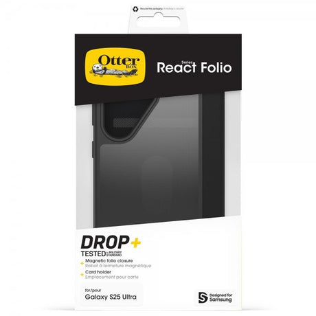 Otterbox Samsung Galaxy S25 Ultra Cover React Folio Black Crystal
