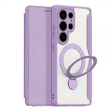 Dux Ducis Samsung Galaxy S25 Ultra Cover Skin X Pro Series Kickstand MagSafe Lilla
