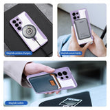 Dux Ducis Samsung Galaxy S25 Ultra Cover Skin X Pro Series Kickstand MagSafe Lilla