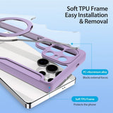 Dux Ducis Samsung Galaxy S25 Ultra Cover Skin X Pro Series Kickstand MagSafe Lilla