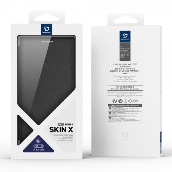 Dux Ducis Samsung Galaxy S25 Ultra Etui Skin X Pro Series Kickstand MagSafe Sort