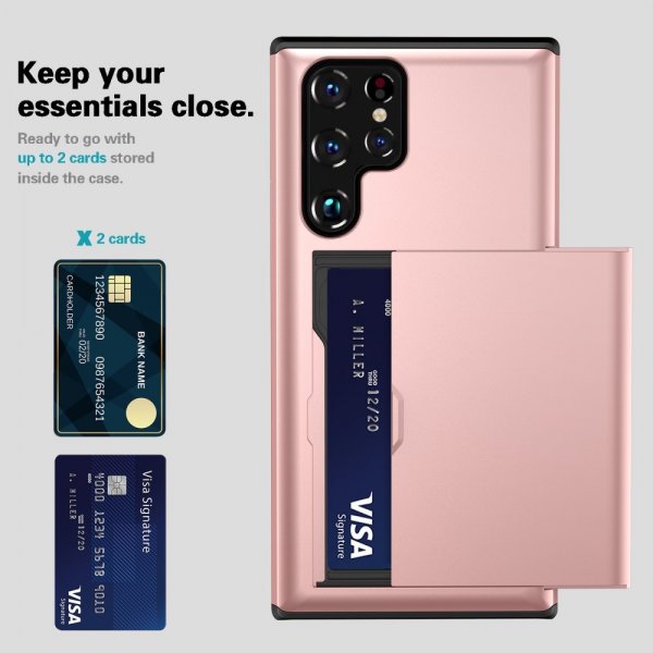 Samsung Galaxy S25 Ultra Cover Card Slide Grøn