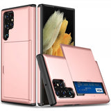 Samsung Galaxy S25 Ultra Cover Card Slide Rosaguld