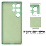 Samsung Galaxy S25 Ultra Cover med Rem Silikone Grøn