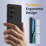 Samsung Galaxy S25 Ultra Cover med Rem Silikone MagSafe Sort