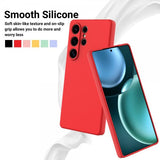 Samsung Galaxy S25 Ultra Cover med Rem Silikone Rød