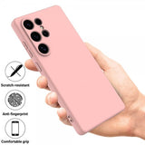 Samsung Galaxy S25 Ultra Cover med Rem Silikone Rosa