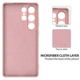 Samsung Galaxy S25 Ultra Cover med Rem Silikone Rosa
