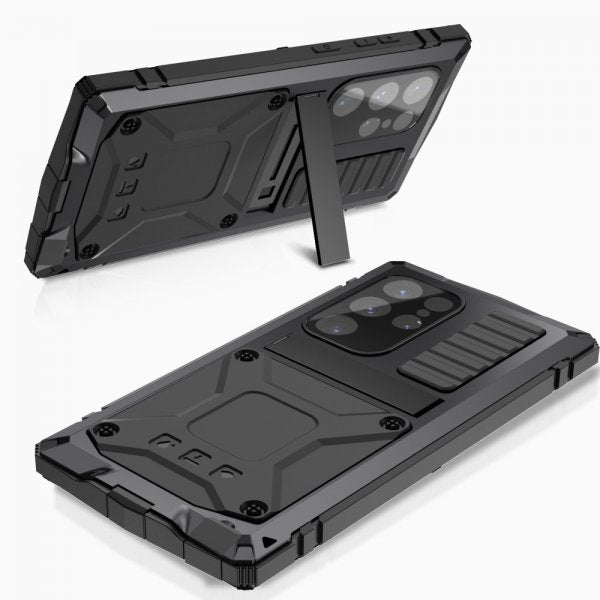 R-JUST Samsung Galaxy S25 Ultra Cover Metal Stødsikkert Sort