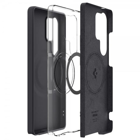 Spigen Samsung Galaxy S25 Ultra Cover Silicone Fit MagFit Sort