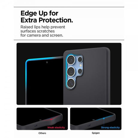 Spigen Samsung Galaxy S25 Ultra Cover Silicone Fit MagFit Sort