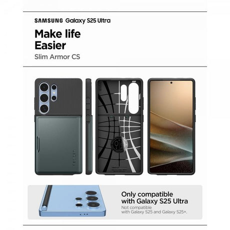 Spigen Samsung Galaxy S25 Ultra Cover Slim Armor CS Abyss Green