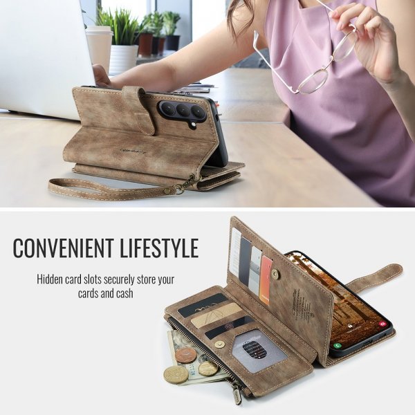 CaseMe Samsung Galaxy S26 Etui C30 Series Brun