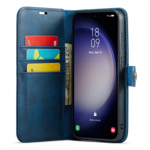 Dg.Ming Samsung Galaxy S26 Etui med Aftageligt Cover Blå