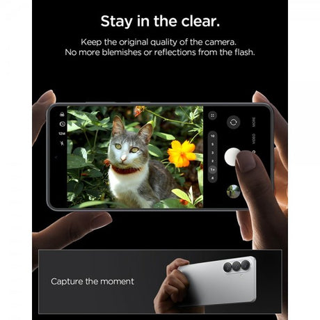 Spigen Samsung Galaxy S26 Kamerabeskyttelse GLAS.tR EZ Fit Optik Pro 2-pak Sort