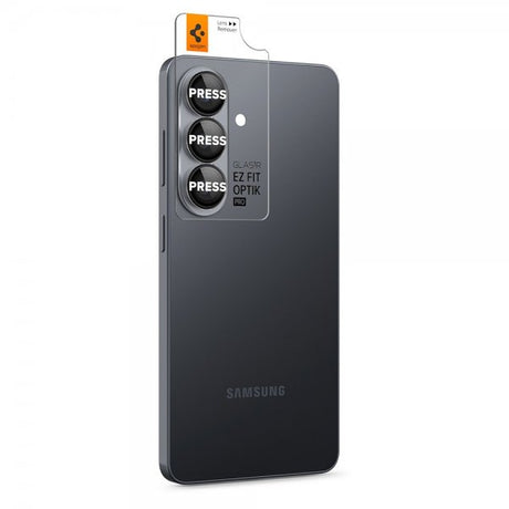 Spigen Samsung Galaxy S26 Kamerabeskyttelse GLAS.tR EZ Fit Optik Pro 2-pak Sort