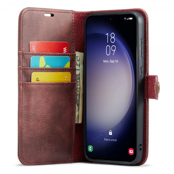 Dg.Ming Samsung Galaxy S26 Plus Cover med Aftageligt Cover Rød