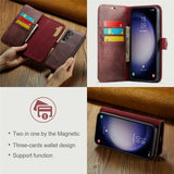 Dg.Ming Samsung Galaxy S26 Plus Cover med Aftageligt Cover Rød