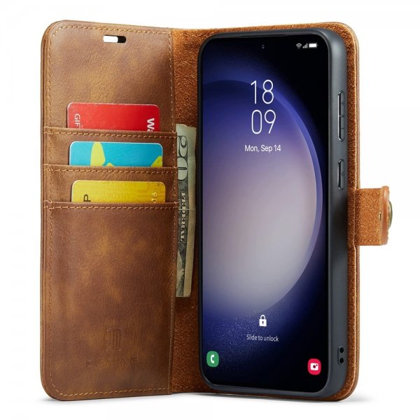 Dg.Ming Samsung Galaxy S26 Plus Cover med Aftageligt Cover Brun