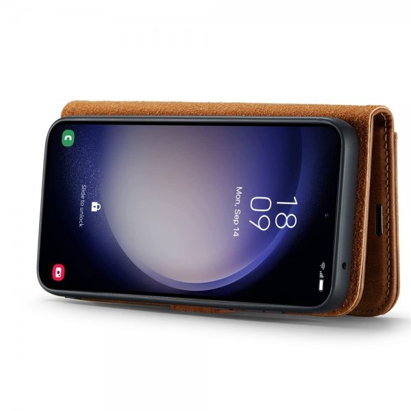 Dg.Ming Samsung Galaxy S26 Plus Cover med Aftageligt Cover Brun